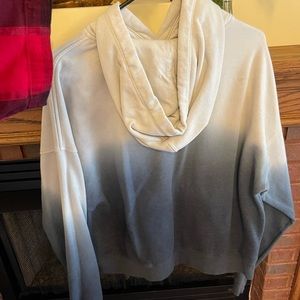 ombré blue champion hoodie